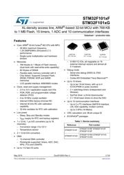 STM32F101VFT6 datasheet pdf 1 page