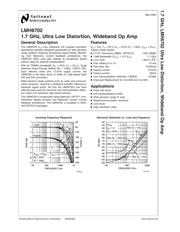 LMH6702MA/NOPB datasheet pdf 2 page