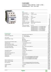 CAD32BD datasheet pdf 1 page