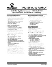 PIC18F67J50-I/PT datasheet pdf 3 page