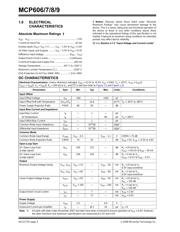 MCP609TI/ST datasheet pdf 2 page