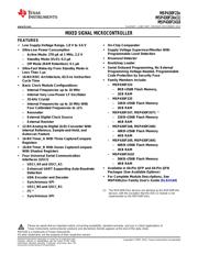 MSP430F2471TPMR datasheet pdf 1 page