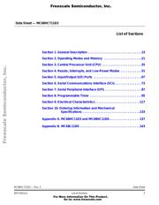 MC68HC11D0CFN2 datasheet pdf 5 page
