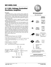 MC100EL1648DG datasheet pdf 1 page