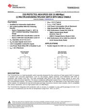 TS3USB221AQRSERQ1 datasheet pdf 1 page