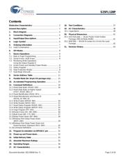 S25FL128P0XNFI001 datasheet pdf 3 page