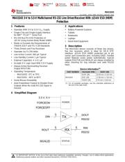 MAX3243CDBR datasheet pdf 1 page