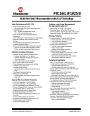 PIC16F1825-E/JQ datasheet pdf 1 page