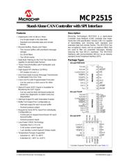 MCP2515DM-PCTL datasheet pdf 1 page