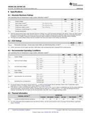 SN74HC165PWT datasheet pdf 4 page