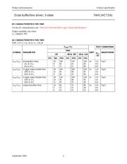 74HC241D-T datasheet pdf 5 page