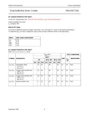 74HC241D-T datasheet pdf 6 page