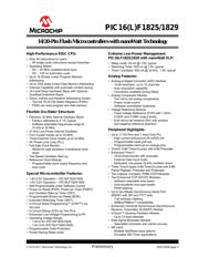 PIC16F1829-E/GZ datasheet pdf 3 page