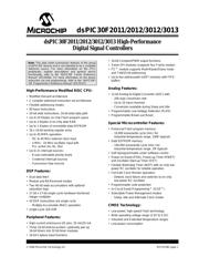 DSPIC30F2011T-30I/ML datasheet pdf 3 page