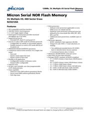 N25Q128A13E1240F datasheet pdf 1 page