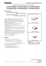 TC74VHCT540AFT(E,K datasheet pdf 1 page