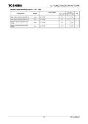 TC74VHCT540AFT(E,K datasheet pdf 5 page