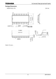 TC74VHCT540AFT(E,K datasheet pdf 6 page