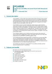 PCA9538PW datasheet pdf 1 page