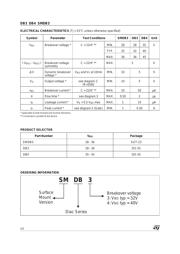 DB3 datasheet pdf 2 page