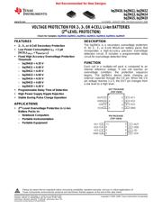 BQ29412DCTR datasheet pdf 1 page