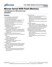 N25Q256A11E1240F TR datasheet pdf 1 page