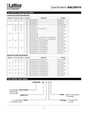 GAL22V10C-10LJ datasheet pdf 2 page