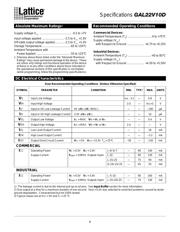 GAL22V10C-10LJ datasheet pdf 6 page