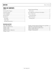 AD7228ACP datasheet pdf 2 page