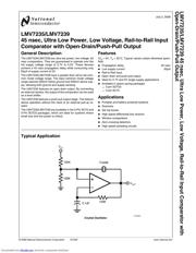 LMV7235M5X/NOPB datasheet pdf 1 page