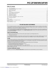 PIC16F505 datasheet pdf 5 page