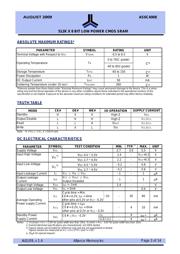 AS6C4008-55PCN datasheet pdf 3 page
