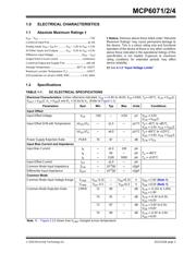 MCP6071T-E/SN datasheet pdf 3 page