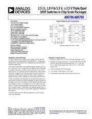 ADG788BCPZ datasheet pdf 1 page