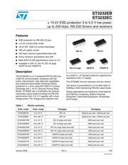 ST3232EBN datasheet pdf 1 page