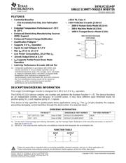 SN74LVC1G14MDBVREP datasheet pdf 1 page