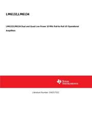 LM6132BIMX/NOPB datasheet pdf 1 page
