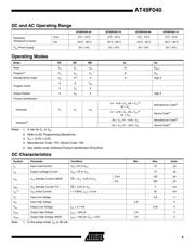 AT49F040-90PC datasheet pdf 5 page