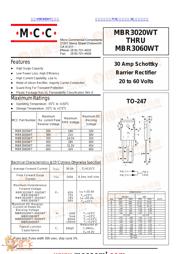 MBR3045WT datasheet pdf 1 page