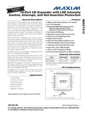 MAX7313AEG+ datasheet pdf 1 page