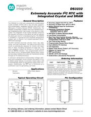 DS3232SN#T&R datasheet pdf 1 page