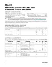 DS3232SN#T&R datasheet pdf 2 page