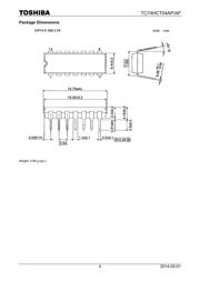 TC74HCT04AP(F) datasheet pdf 4 page