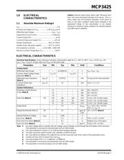 MCP3425A3T-E/CH datasheet pdf 3 page