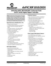 DSPIC30F1010T-30I/SO datasheet pdf 3 page